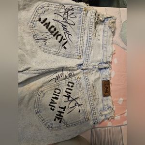Vintage Lee jeans Cut the crap by Jackyl album released in 97. Signed size 11